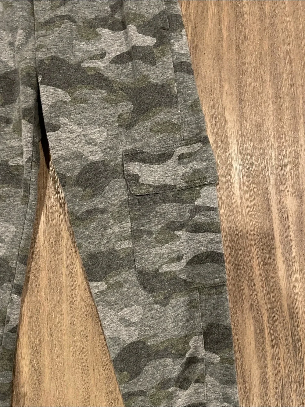 OshKosh B'gosh Gray & Green Camo Cargo Joggers